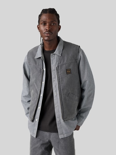 Levi's® Regular Fit Weste aus reiner Baumwolle Modell 'SARATOGA' ' Black 1