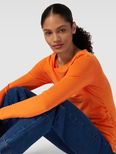 Esprit Longsleeve mit U-Boot-Ausschnitt Orange 3