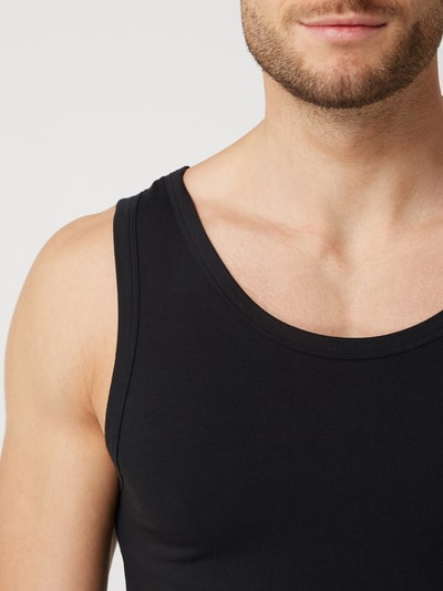 Schiesser Tanktop mit Stretch-Anteil im 2er-Pack  Black 4