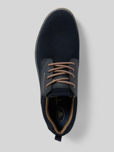 Tom Tailor Low Top Sneaker mit Lederoptik-Details Modell 'DYLAN' Marine 3