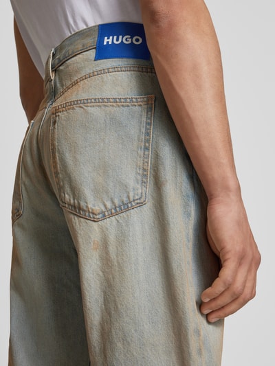 Hugo Blue Jeans met 5-pocketmodel, model 'Nate' Lichtblauw - 3