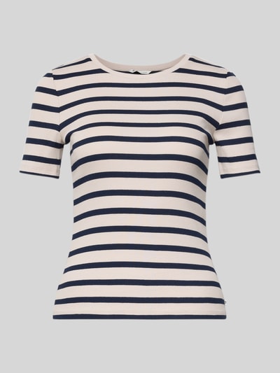 Tom Tailor Denim Slim Fit T-Shirt aus Baumwoll-Mix Offwhite 2