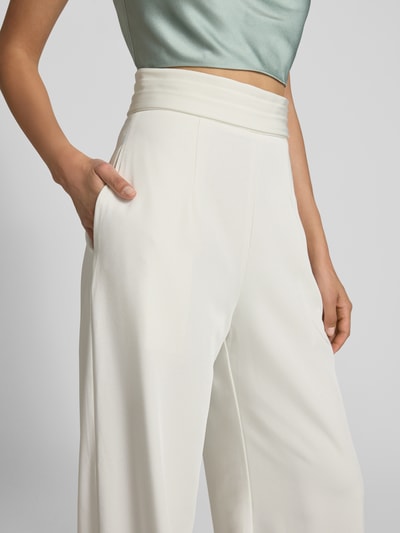 Luxuar Stoffhose mit elastischem Bund Offwhite 3