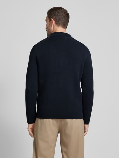 Marc O'Polo Regular Fit Strickjacke in schwerem Milano-Strick Marine 5