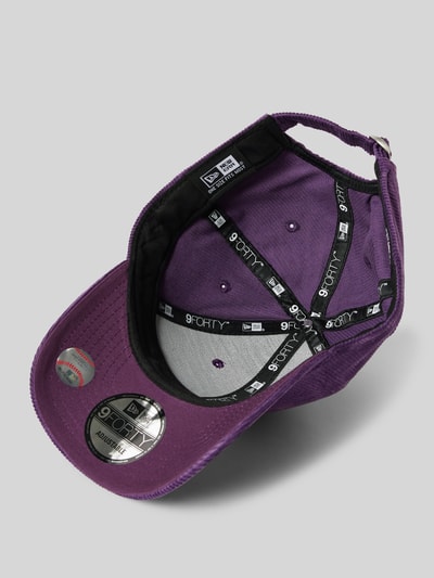 New Era Basecap mit Logo-Stitching Lila 2