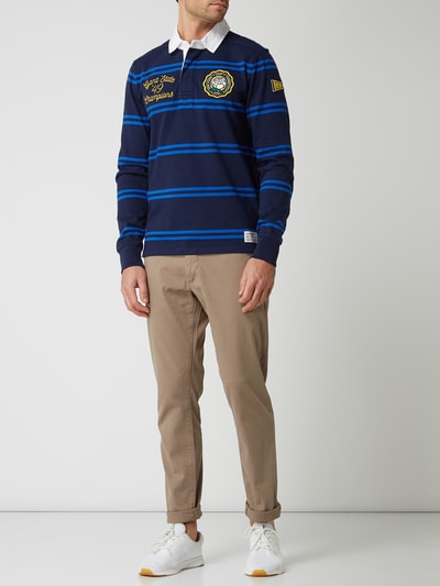 Gant Rugby-Shirt mit Logo-Badges Marine 1