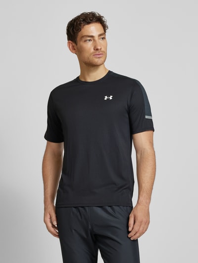 Under Armour T-shirt z nadrukiem z logo model ‘Tech Utility’ Czarny 4