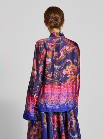 miss goodlife Regular Fit Bluse mit Schleifen-Detail Marine 5