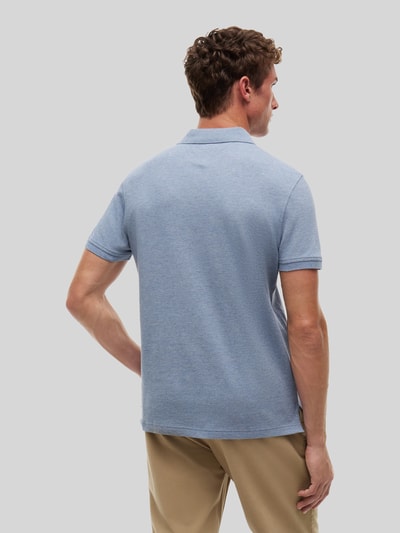 Tommy Hilfiger Koszulka polo o kroju regular fit z mieszanki bawełny Jasnoniebieski melanż 5