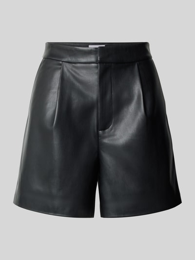 Rich & Royal Shorts in Leder-Optik mit Gesäßtaschen Black 2