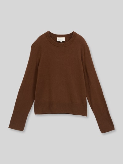 Tom Tailor Pullover aus Kaschmir mit Rippabschlüssen Camel 2