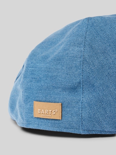 Barts Schiebermütze mit Label-Badge Modell 'Jarvis' Jeansblau 2