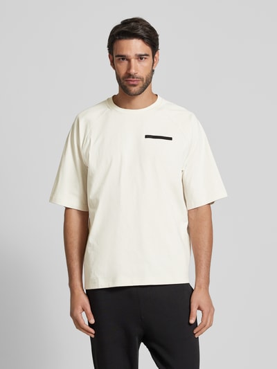 EA7 Emporio Armani T-Shirt mit Label-Detail Offwhite 4