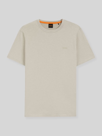 BOSS Orange Regular Fit T-Shirt aus reiner Baumwolle Modell 'TEGOOD' Beige 2