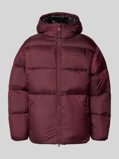 Carhartt Work In Progress Puffer Jacket met capuchon Donkerrood - 2