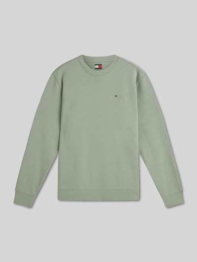 Tommy Jeans Bluza o kroju regular fit z mieszanki bawełny Trzcinowy 2
