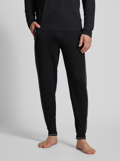 BOSS Sweatpants mit Label-Stitching Black 4