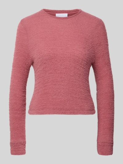 Jake*s Collection Shirt met lange mouwen en ribboorden Rosé - 2