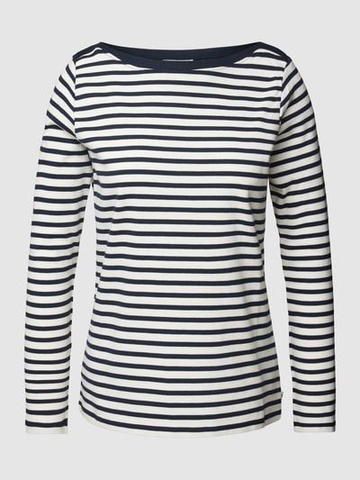 Tom Tailor Denim Longsleeve mit Streifenmuster Marine 2