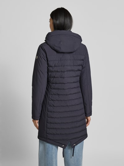 Fuchs Schmitt Płaszcz pikowany ze stójką z podszewką Granatowy 5