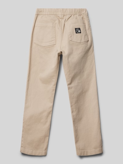 Quiksilver Stoffhose mit elastischem Bund und Kordelzug Beige 3