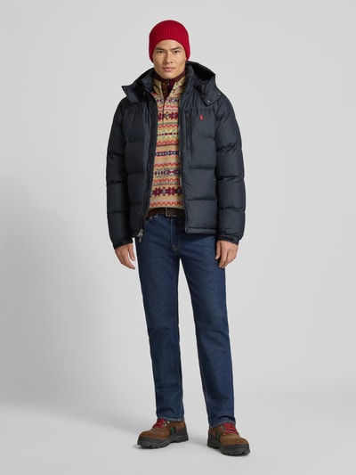 Polo Ralph Lauren Daunenjacke mit Logo-Stitching Black 1