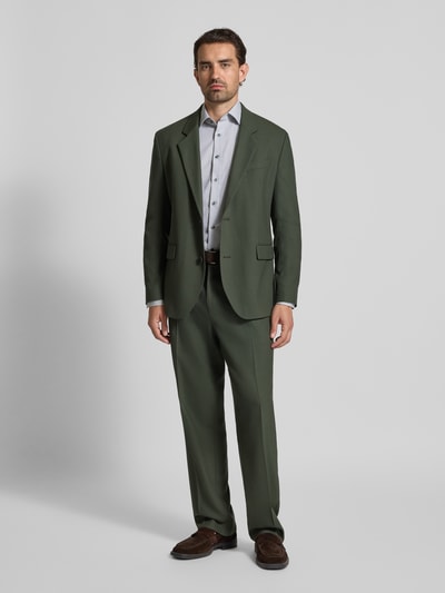 OLYMP Regular fit zakelijk overhemd van puur katoen Lichtgrijs - 1