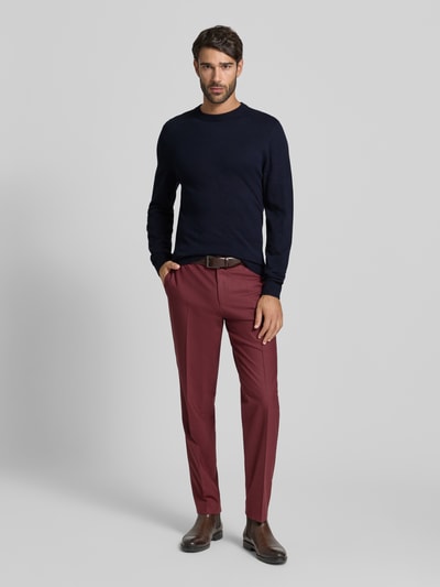 MCNEAL Strickpullover aus Baumwoll-Kaschmir-Mix mit Rundhalsausschnitt Marine 1