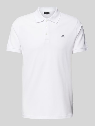 Matinique Poloshirt in melierter Optik Weiss 2