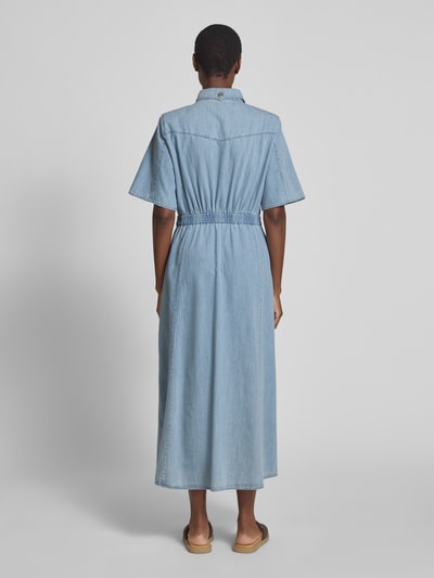 Gestuz Jeanskleid mit 1/2-Arm Modell 'sauda' Hellblau 5