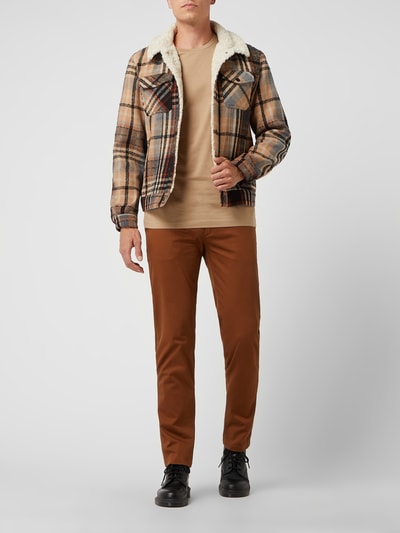 Ben Sherman Slim fit chino met stretch  Cognac - 1