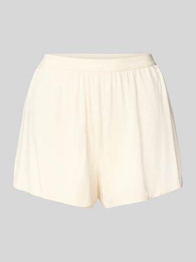 Calvin Klein Underwear Relaxed Fit Pyjama-Shorts mit elastischem Bund Beige 1