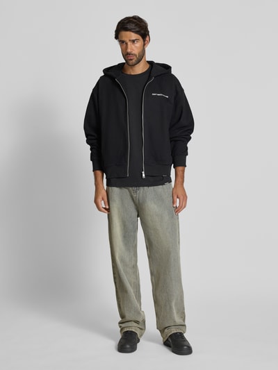 Don´t Waste Culture Wide Fit Jeans mit gelegten Falten Modell 'Ysolde' Hellgrau 1