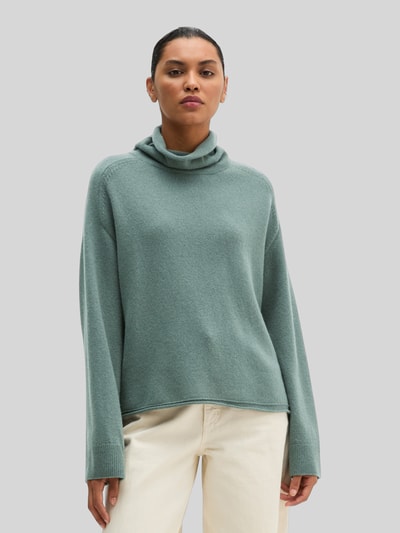 Marc O'Polo Rollkragenpullover mit überschnittenen Schultern Aqua 4