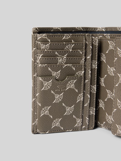 JOOP! Portemonnaie mit Logo-Muster Modell 'cosma' Schlamm 3
