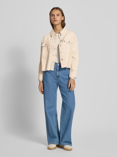 Only Kurtka sztruksowa o kroju regular fit z czystej bawełny model ‘MARINA-ENY LIFE’ Piaskowy 1