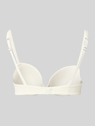 Skiny BH mit Label-Print Offwhite 3