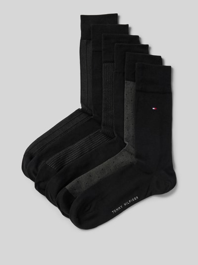 Tommy Hilfiger Socken mit Label-Stitching im 5er-Pack Black 1