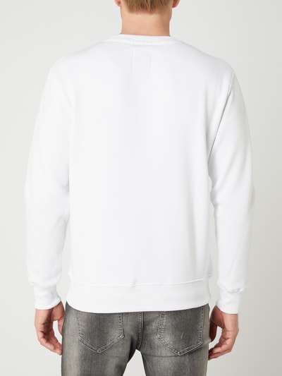 Alpha Industries 'BASIC SWEATER' met logoprint  Wit - 5