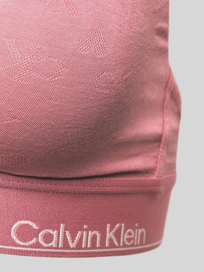 Calvin Klein Underwear BH mit elastischem Logo-Bund Rosa 2