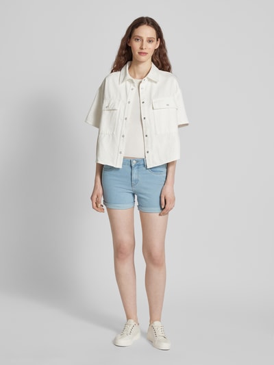 Vero Moda Jeansshorts mit Eingrifftaschen Modell 'LUNA' Jeansblau 1