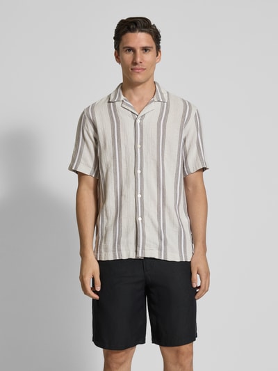 Tom Tailor Denim Relaxed Fit Freizeithemd aus reiner Baumwolle Graphit 4