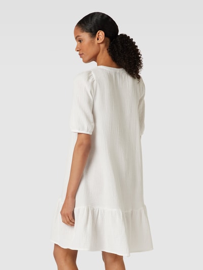 Vero Moda Sukienka o długości do kolan z dekoltem w serek model ‘NATALI’ Złamany biały 5