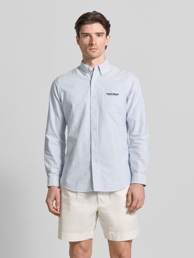 Polo Ralph Lauren Regular Fit Freizeithemd aus reiner Baumwolle Modell 'CLASSIC OXFORD' Bleu 4