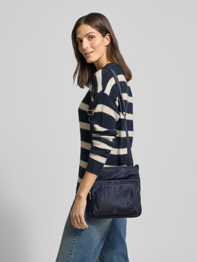BOGNER Handtasche mit Label-Detail und Schulterriemen Marine 1