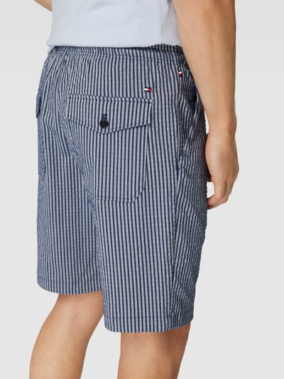 Tommy Hilfiger Shorts mit Streifenmuster Modell 'HARLEM' Marine 3