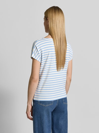 s.Oliver RED LABEL Oversized T-Shirt aus Viskose-Mix Hellblau 5