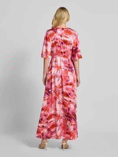 B.Young Maxikleid mit Bindegürtel Modell 'FARINELA' Hellrot 5