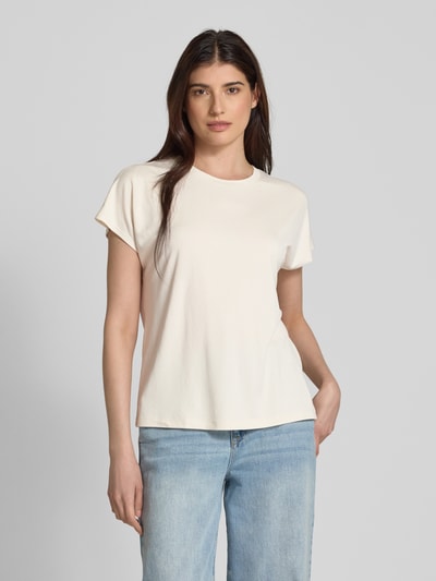 Jake*s Collection T-Shirt mit Rundhalsausschnitt Ecru 4