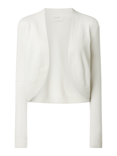 Christian Berg Woman Bolero van kasjmier  Offwhite - 2